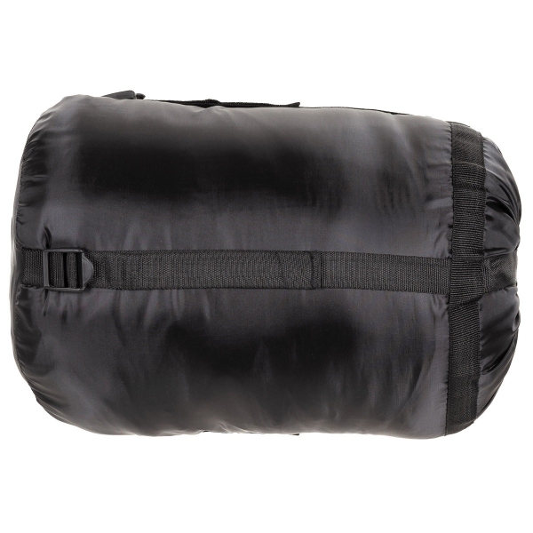 Mumienschlafsack Schwarz mit 2-lagige Füllung