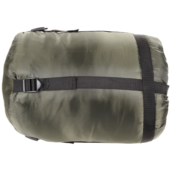 Mumienschlafsack Oliv mit 2-lagige Füllung