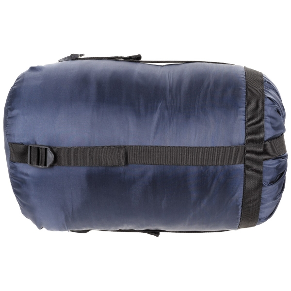Mumienschlafsack Blau mit 2-lagige Füllung