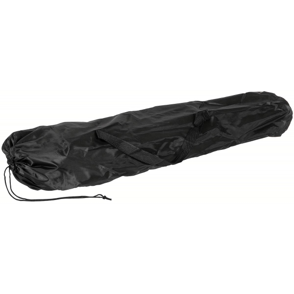 Klappstuhl De Lux mit Rücken- u. Armlehne schwarz