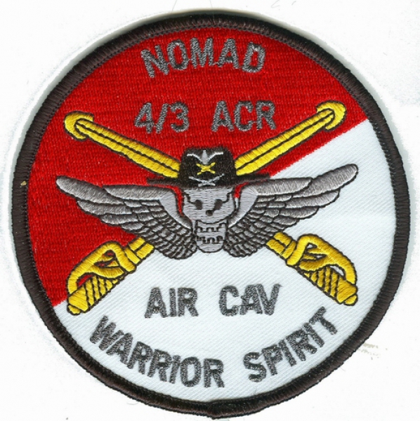 4th SQDN 3rd ACR Air Cavalry NOMAD WARRIOR SPIRIT