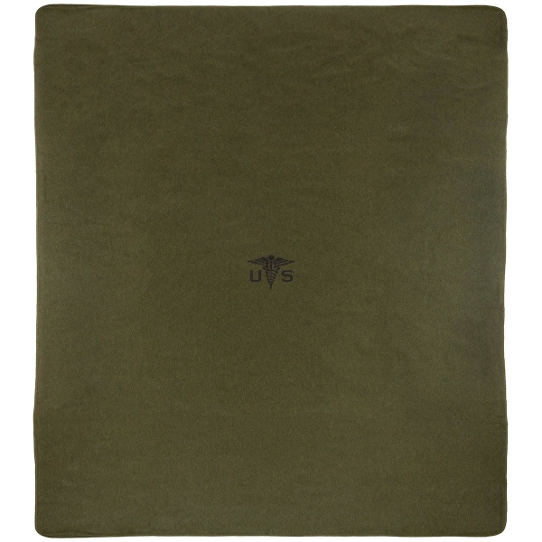 US Army Wolldecke "Medical" oliv ca. 225 x 155 cm (Repro)