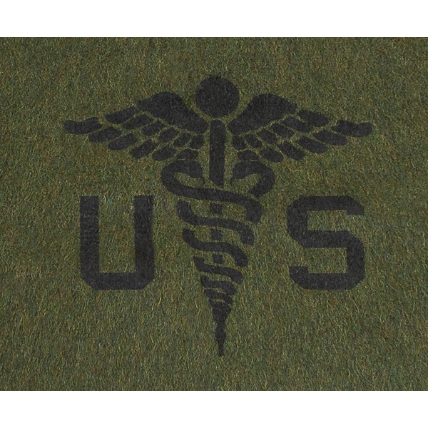 US Army Wolldecke "Medical" oliv ca. 225 x 155 cm (Repro)