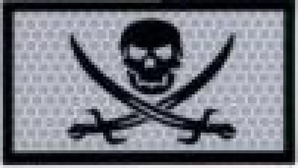 WHITE CALICO  JACK ACU IR INFRARED REFLECTIVE patch