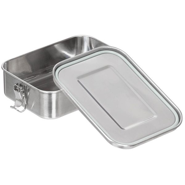 Edelstahl Lunchbox "Premium" ca. 19x14,5x6,5 cm