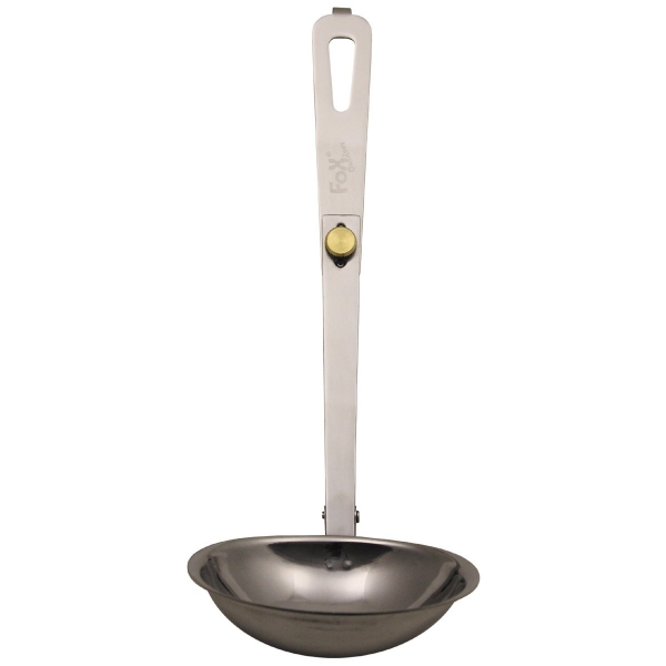 Edelstahl Schöpfer klappbar mit Tasche