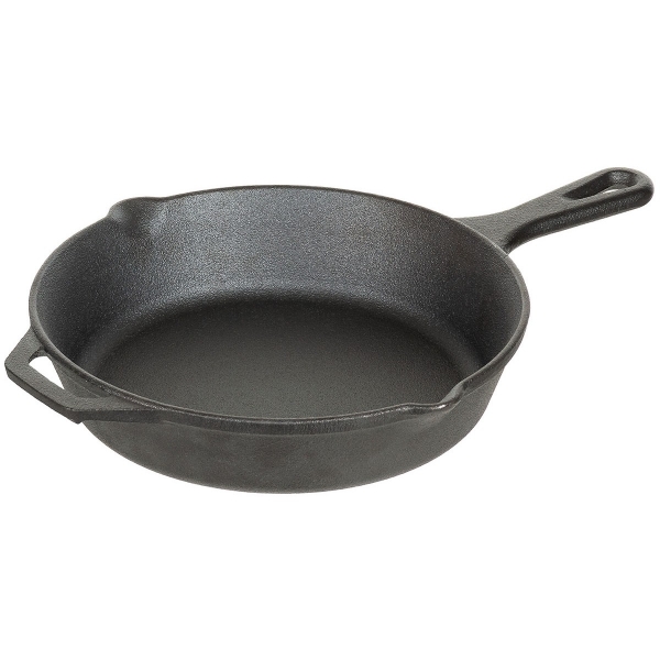 Bratpfanne Gusseisen mit Griff, Durchmesser ca. 26 cm