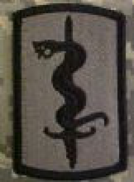 30th Medical BDE ACU patch foliage green