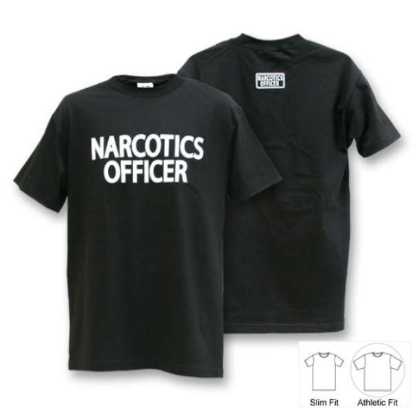 US Law Enforcement LOGO T-Shirt Narcotics Officer