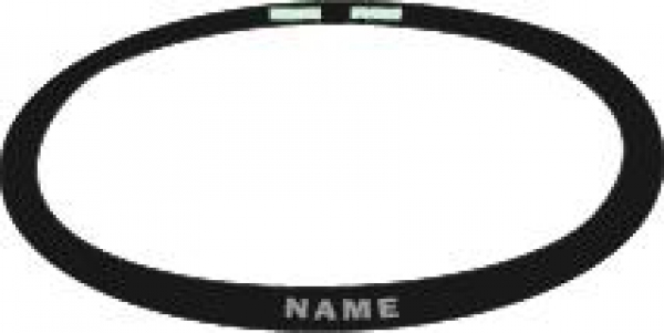 US CAT EYE HELM BAND - schwarz mit Nickname