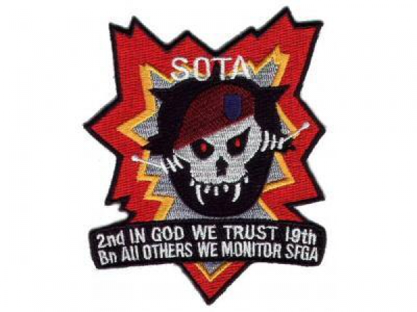 2nd of 19th Special Forces Recon SOTA patch