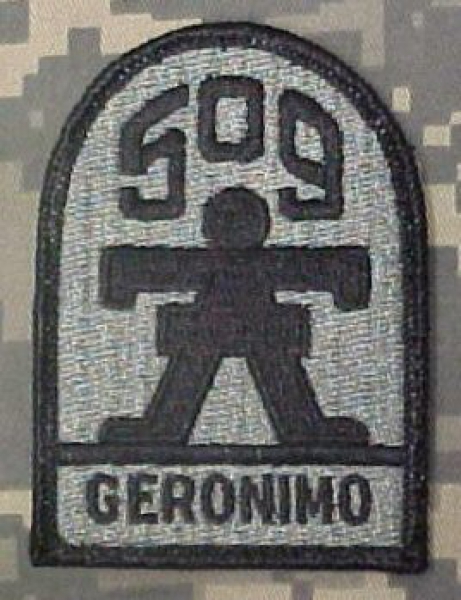 509th Infantry Geronimo ACU patch