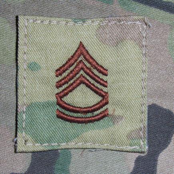 Sergeant First Class E-7 MultiCam VELCRO Abzeichen