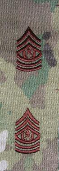 Command Sergeant Major E-9 MultiCam™ Sew On Abzeichen