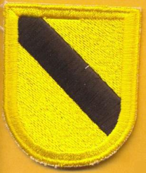 1st Cavalry Division HQ Non Airborne Beret flash