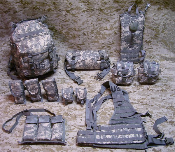 US Army RFI MOLLE II ACU Rifleman Set