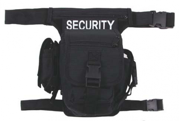 Hip Bag mit Bein- und Gürtelbefestigung schwarz