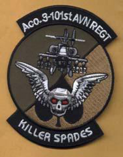 101st Airborne 3rd AVIATION KILLER SPADES