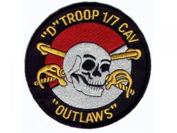 US Army Troop D 1st SQDN 7th Cavalry Regiment "OUTLAWS"