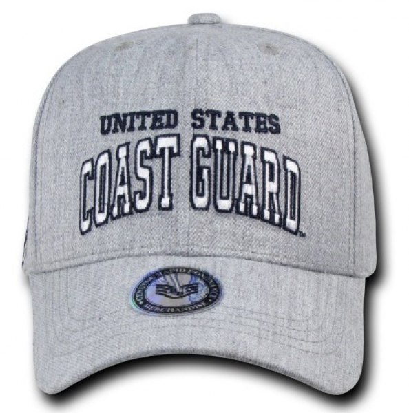 Heather Grey COAST GUARD Military Cap