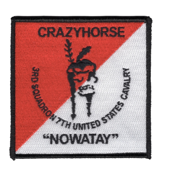US Army 3rd Squadron 7th Cavalry Crazy Horse NOWATAY