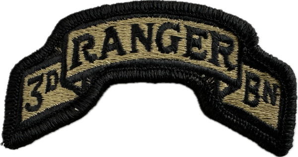 US ARMY 75th Ranger Regiment 3rd BN (Bataillion) OCP Scroll Patch
