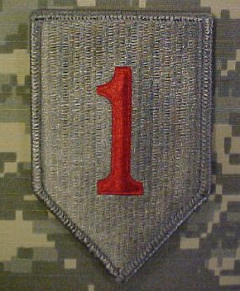 1st Infantry Dvision ACU Velcro Patch BIG RED ONE