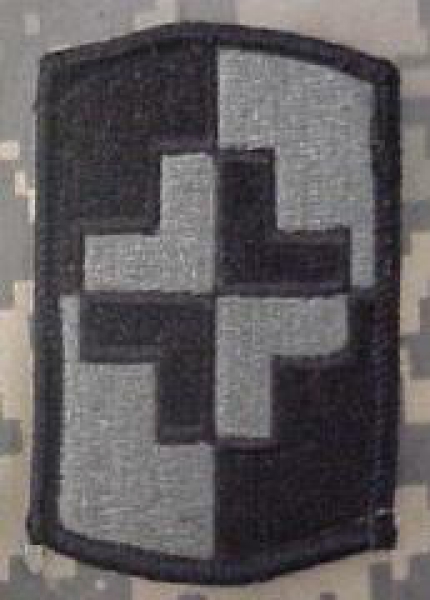 4th Medical Brigade ACU Velcro patch