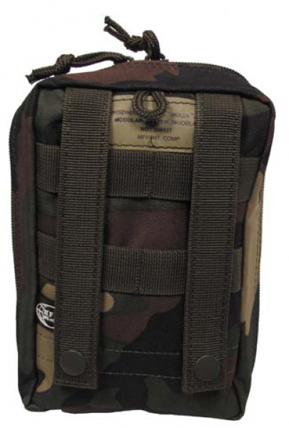 Modular System MOLLE Mehrzwecktasche woodland camouflage