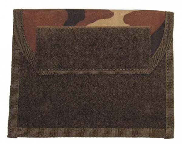 Modular System MOLLE  Brusttasche mit Klett woodland camouflage