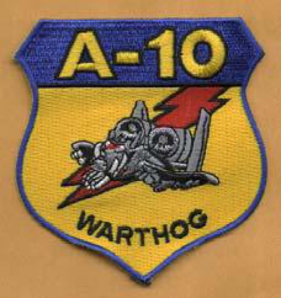 A10 WARTHOG Military patch
