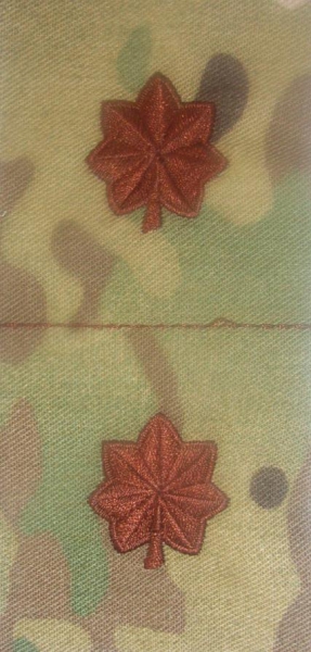 Major O-4 MultiCam Sew on Abzeichen