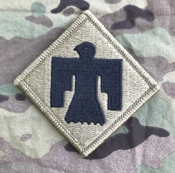 US Army 45th Infantry Division Oklahoma Army National Guard OCP Multicam Scorpion Klettpatch