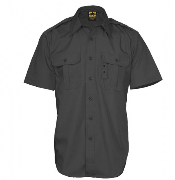 US PROPPER Short Sleeve Tactical Battle Rip Shirt - Black