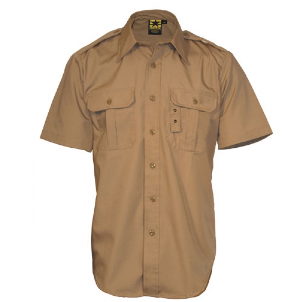 US PROPPER Short Sleeve Tactical Battle Rip Shirt - Khaki