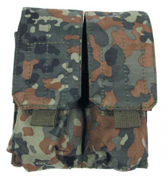 Bundeswehr Bw Flecktarn Magazintasche doppelt