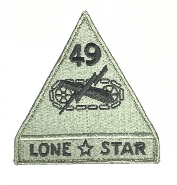 49th Armor Division LONE STAR ACU patch foliage green