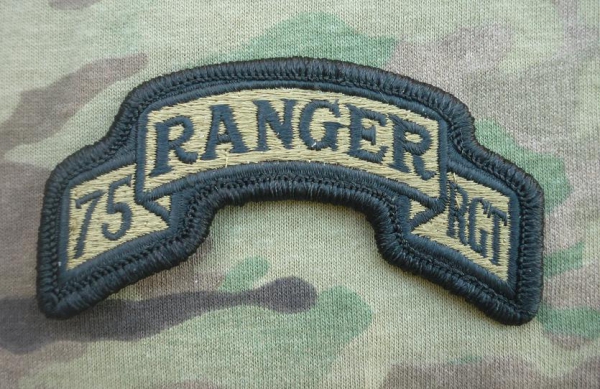 US Army 75th RANGER MultiCam OCP Patch scroll