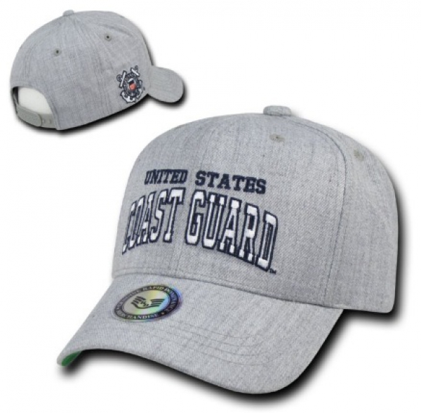 Heather Grey COAST GUARD Military Cap
