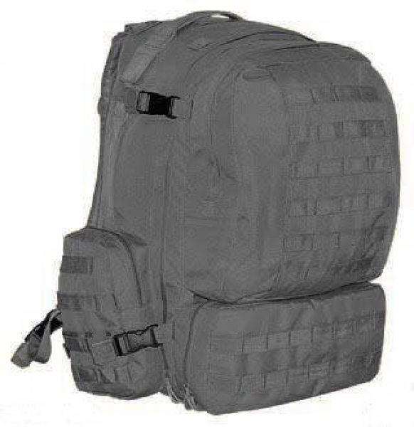 3 DAY MOLLE Patrol Rucksack schwarz