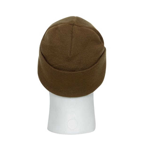 USMC Eagle Globe and Anchor US Flag Knit Watch Cap Coyote
