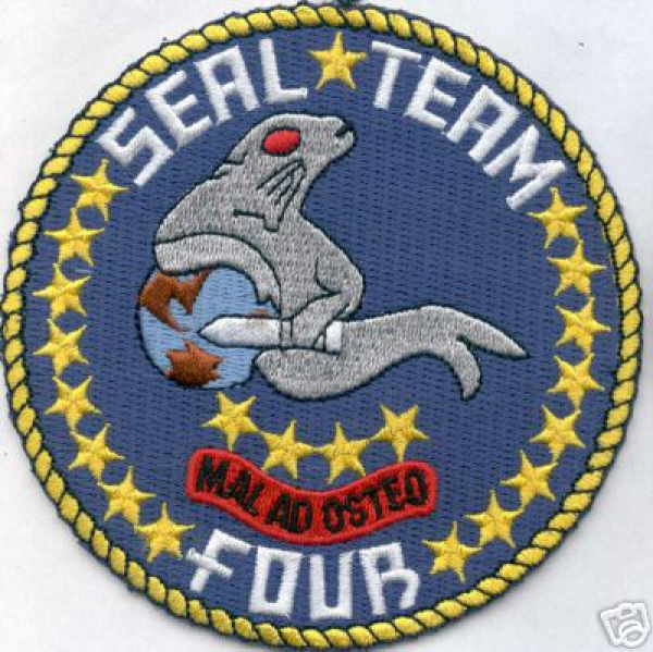 SEAL TEAM FOUR US NAVY PATCH Abzeichen