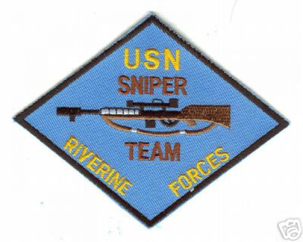 US NAVY USN SNIPER TEAM RIVERINE FORCES patch