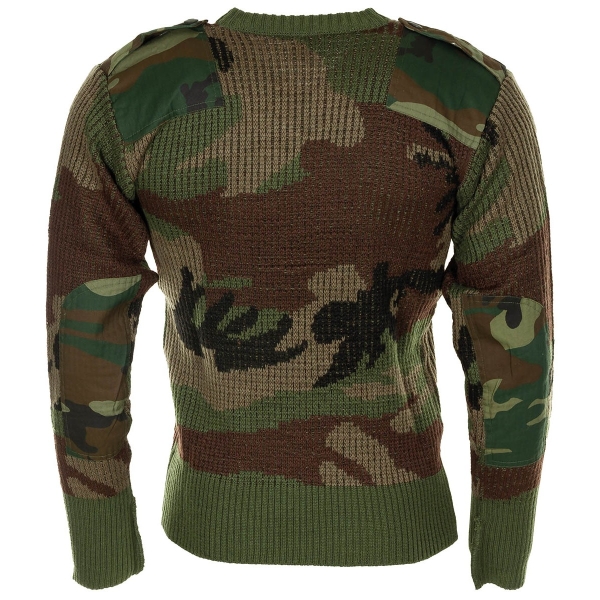 US Woodland Camouflage Commando Pullover
