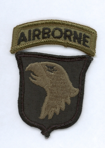 101st Airborne Division BDU Uniform Abzeichen