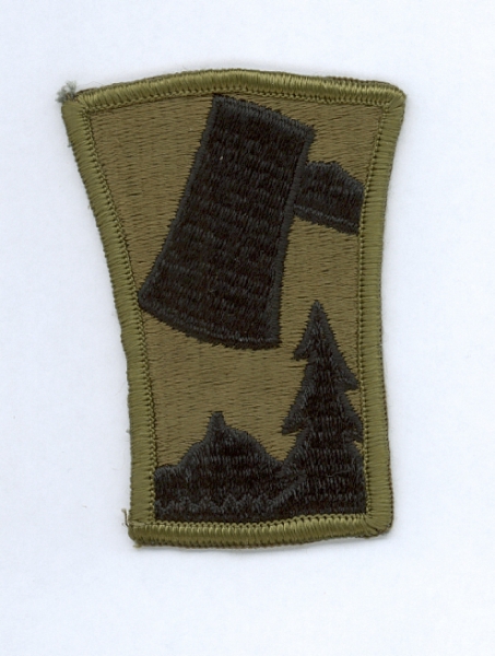 70th Infantry Division "TRAILBLAZER" BDU patch