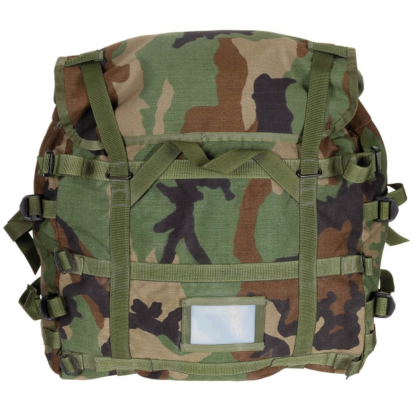 US Army Mainpack Rucksack Field pack Molle II 100 Liter Bag woodland camouflage