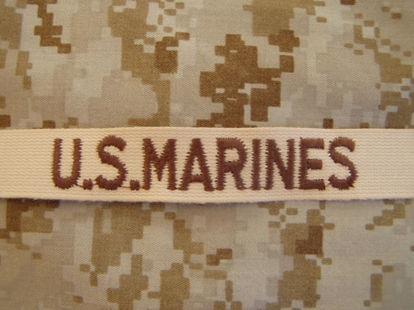 U.S. MARINES desert Wüstentarn Uniform tab