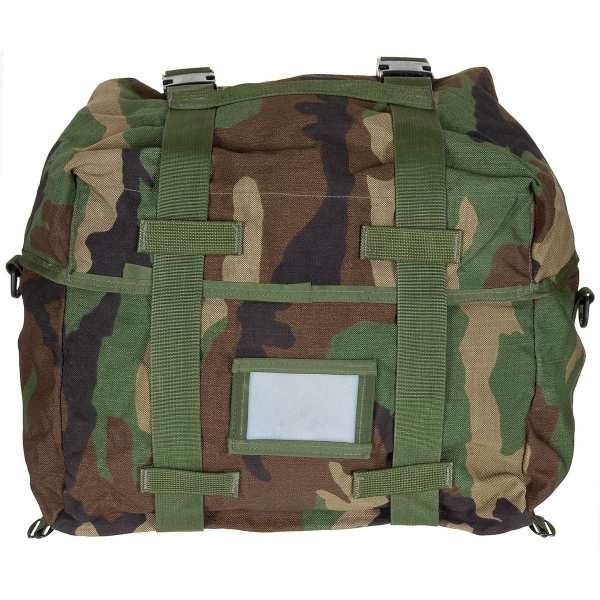 US Army MOLLE II Schlafsacktragesystem woodland camouflage gebraucht