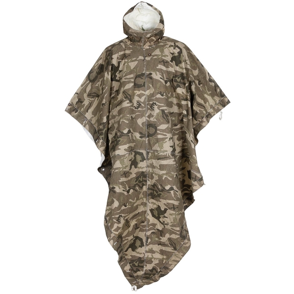 Türk. Zeltplane Typ I Camouflage ca. 360 x 160 cm